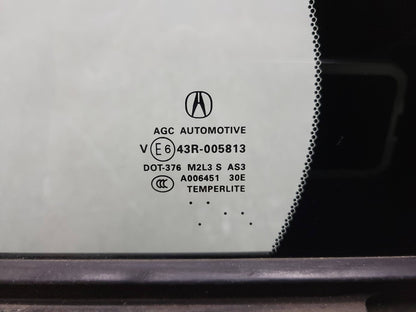 13-15 Acura RDX Rear Door Vent Glass Driver Side Left OEM ✅