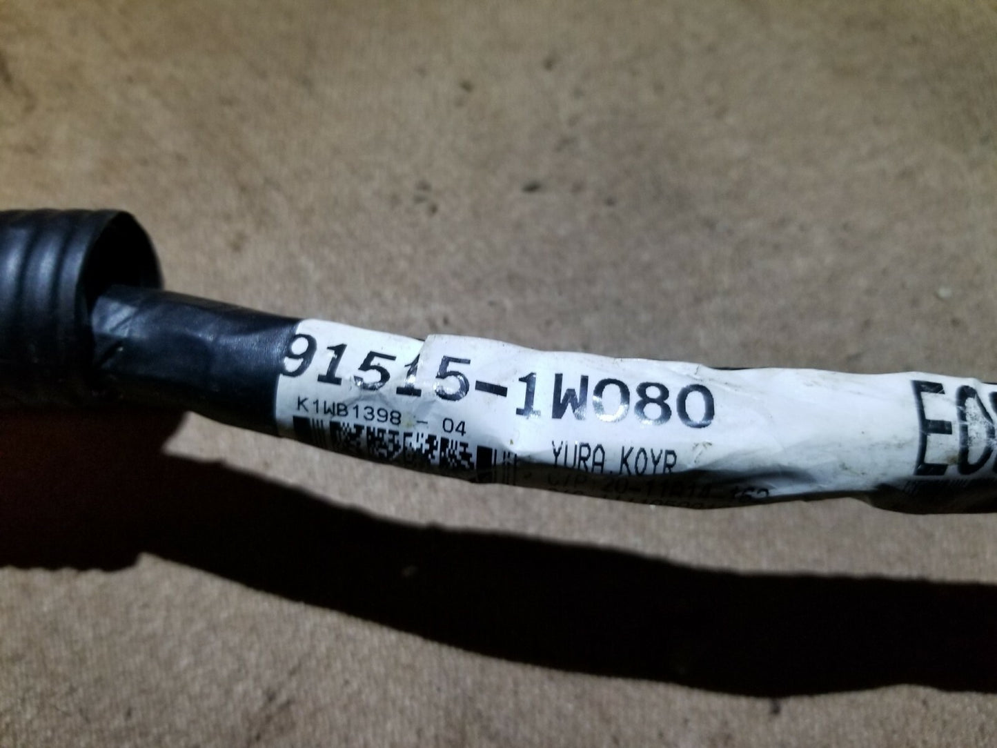 2012 Kia Rio Interior Body Wiring Harness OEM