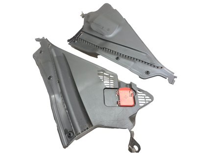 2013 BMW 328i F30 Windshield Wiper Apron Cover Trim Left & Right Pair OEM