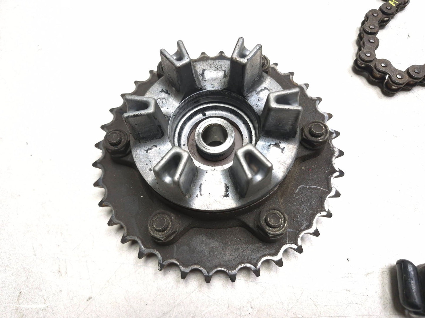 2019 Honda Cbr300r Rear Hub W/ Sprocket & Drive Chain Pair OEM
