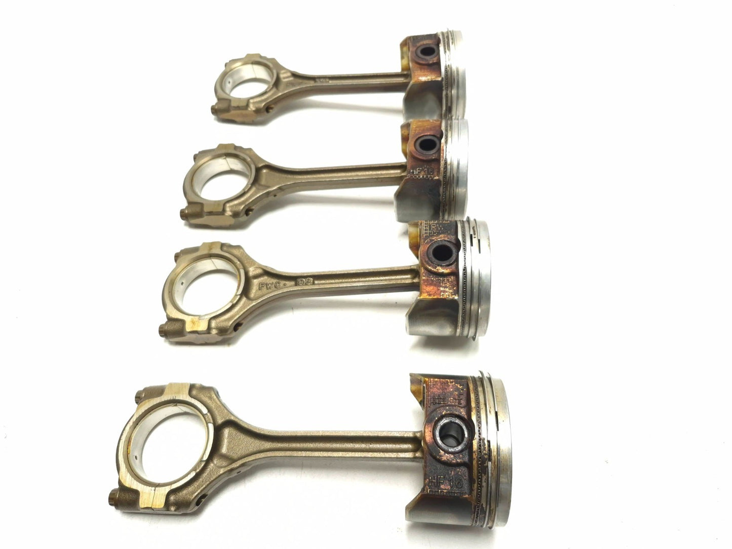 2007 Honda Fit Pison & Connecting Rod 4pcs Size: Std 13010pwcj01 OEM