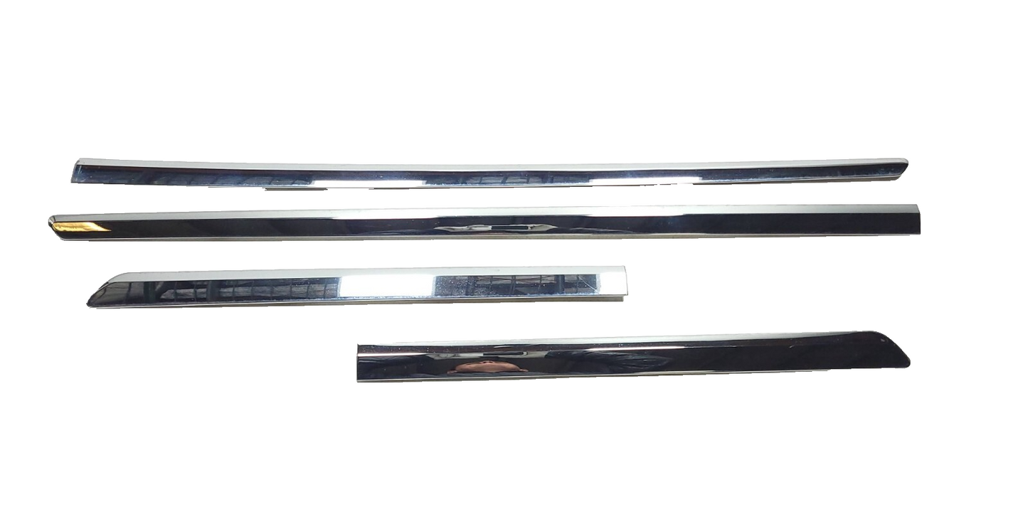09-12 Hyundai Genesis Door Lower Chrome Molding 4pcs OEM Sedan