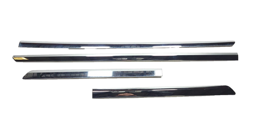 09-12 Hyundai Genesis Door Lower Chrome Molding 4pcs OEM Sedan