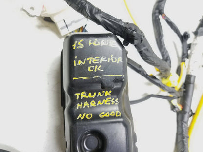 14 15 16 Kia Forte Interior Wire Harness ** Trunk Wire No Good** OEM 38k Miles