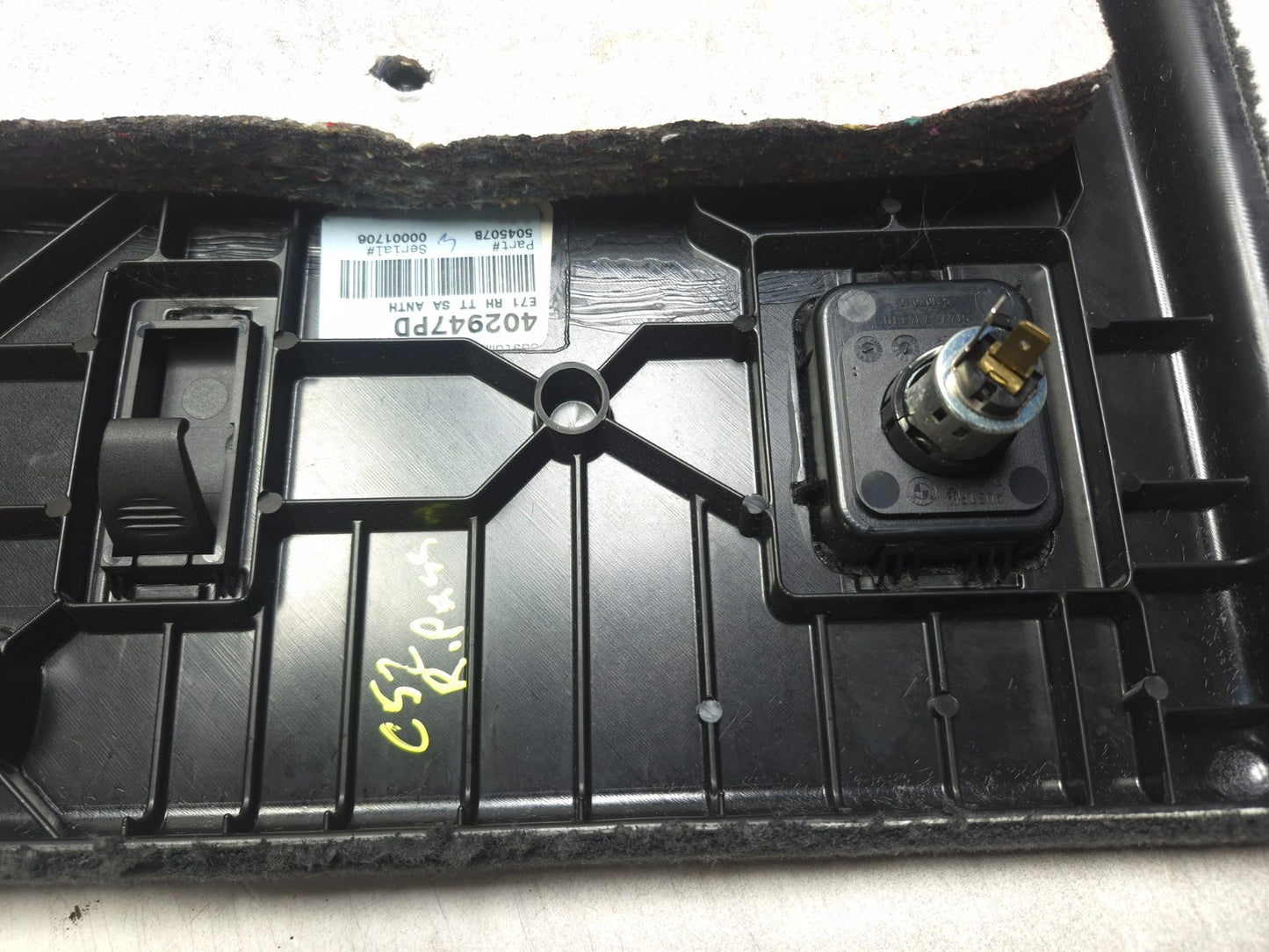 2008 BMW X6 E71 Trunk Side Trim Panel & Storage Compartment OEM