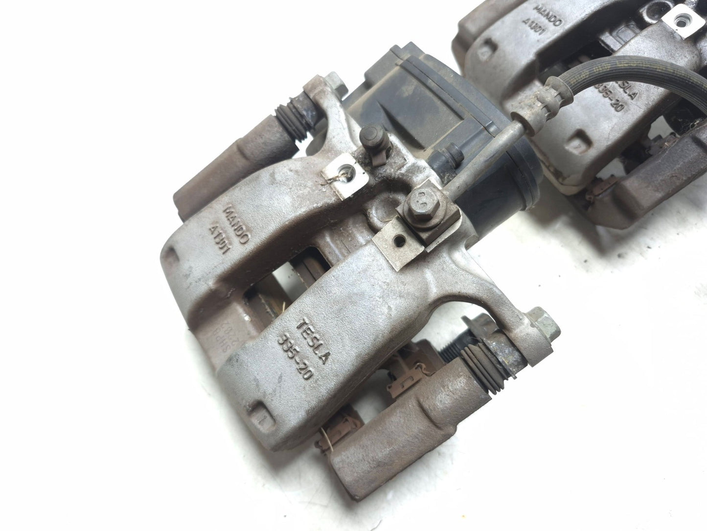 2019 Tesla Model 3 Rear Brake Caliper Left & Right Pair OEM