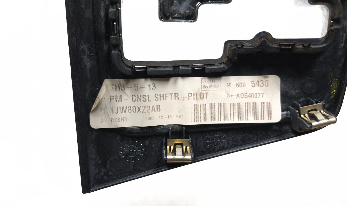 2010 Dodge Caliber Sxt Center Console Shifter Bezel Trim Panel 1jw80xz2ab OEM