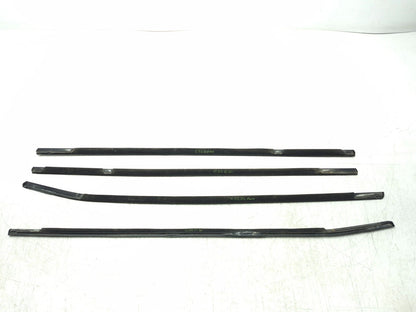 2008 BMW X6 E71 Door Window Belt Strip Molding Front & Rear 4pcs OEM