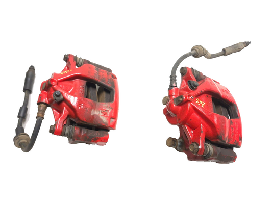 2013 Fiat 500 Turbo Front Brake Caliper Red OEM