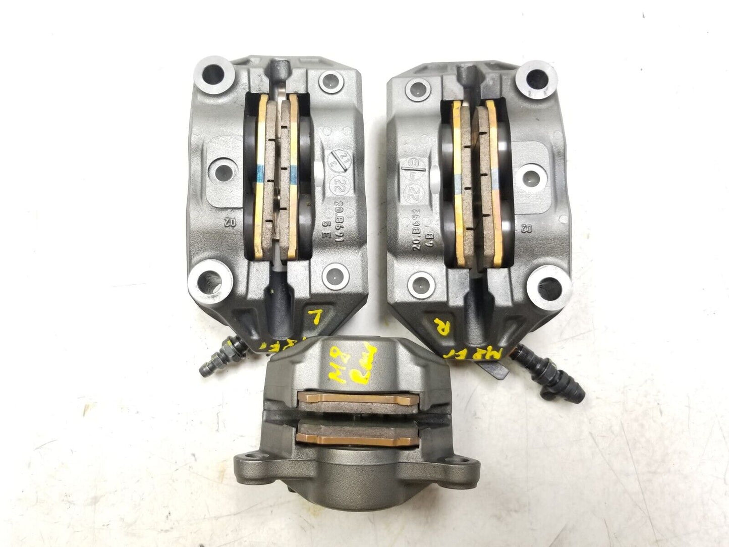 21-24 Ducati Supersport 950 950s Brembo Brake Caliper 3pcs OEM 6k Miles
