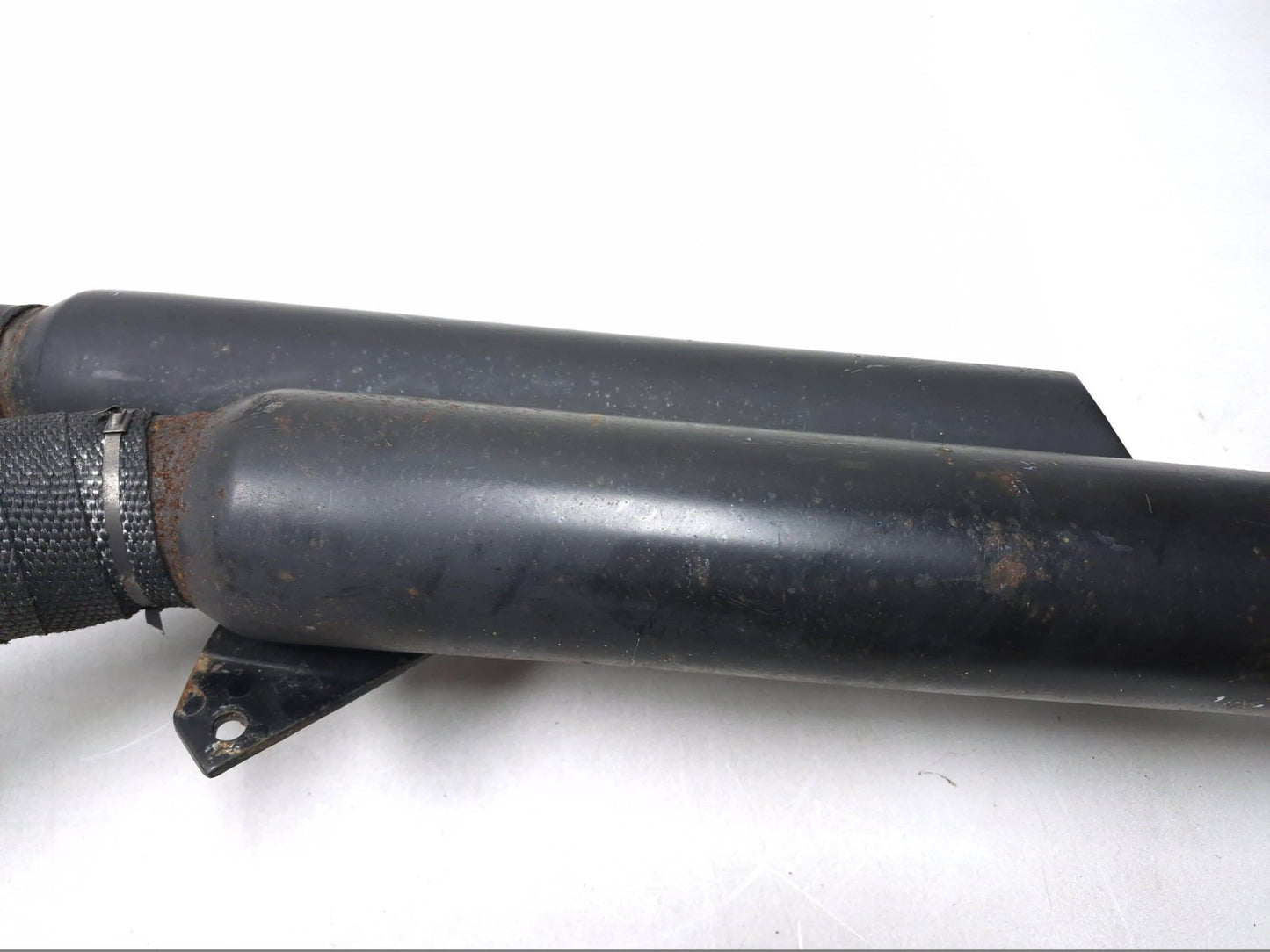 1996 Yamaha Virago Xv750 Exhaust Muffler Pipe Silencer Header OEM