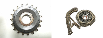 2008 Triumph Sprint St Rear & Front Sprocket Hub & Drive Chain Set OEM
