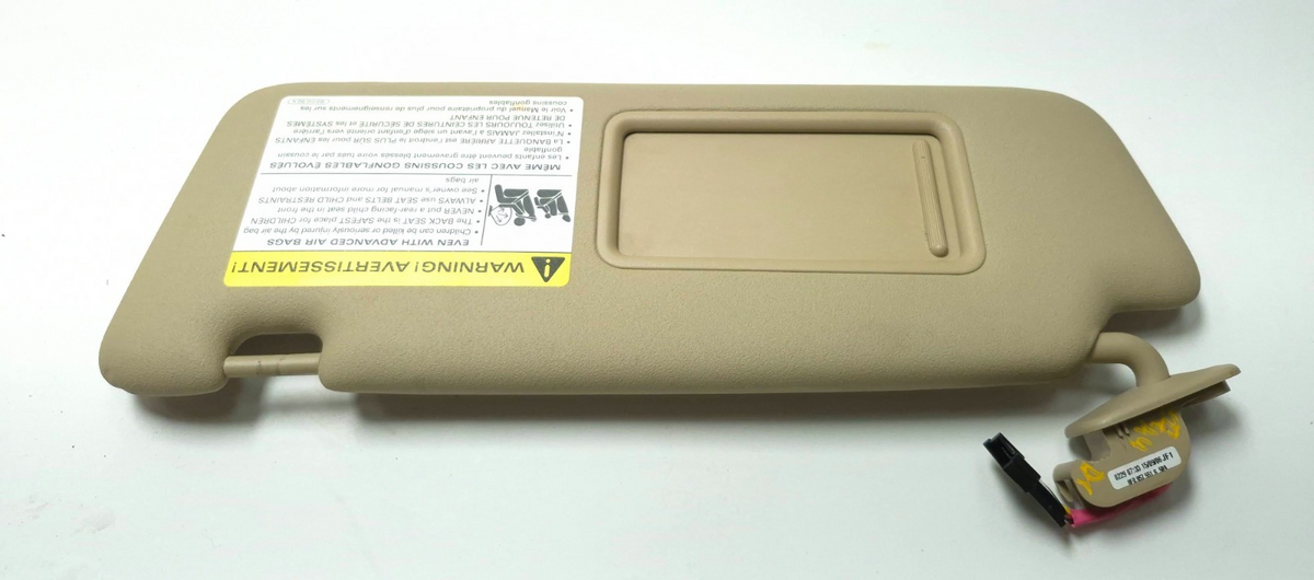 2008 Audi A4 Sedan Sun Visor Driver Left & Homelink OEM