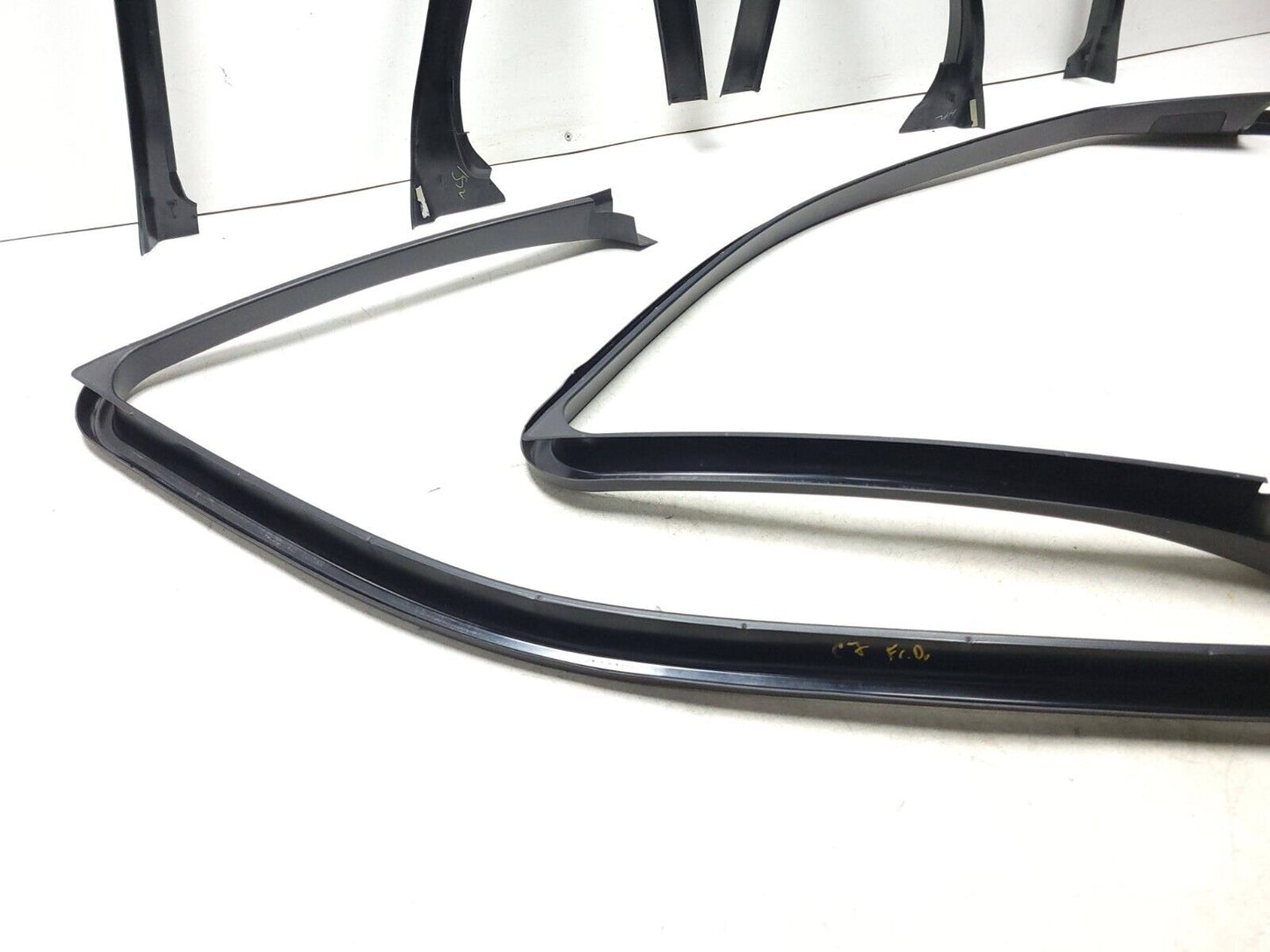 07 - 13 BMW X5 Interior Door Window Chanel Frame Cover Trim 4pcs OEM