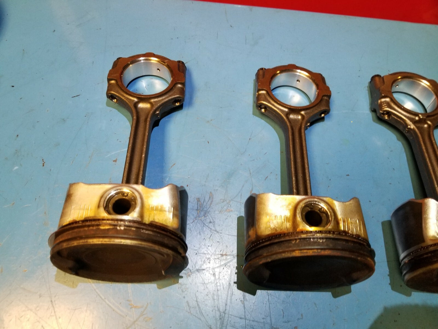 2014 Nissan Rogue 2.5l Piston W/ Connecting Rod 4pcs OEM