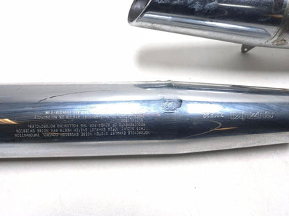 1999 Suzuki Intruder 1500 Right Lower Muffler & Left Upper Muffler Pair OEM