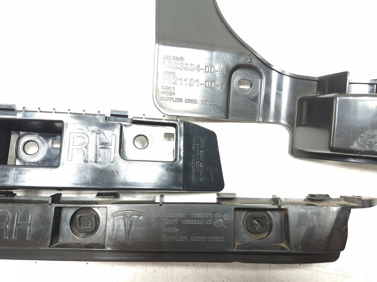 2020 Tesla Model 3 Rear Bumper & Taillight Mount Bracket 5 Pcs OEM