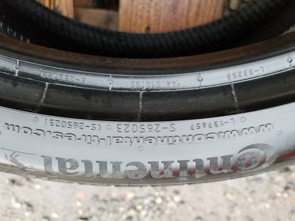 Continental Procontact 235/40r19 96w Pair Used Tire