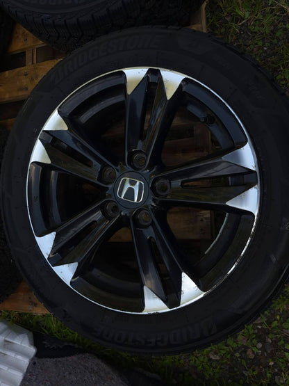 2014 Honda Cr-z Wheel Rim W/ Tire 195/55/r16 16x6j Et45 6.5/32 4 Pcs OEM