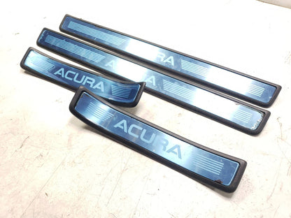2009 - 2014 Acura Tsx Door Sill Scuff Plate Trim Panel Front & Rear 4pcs  OEM