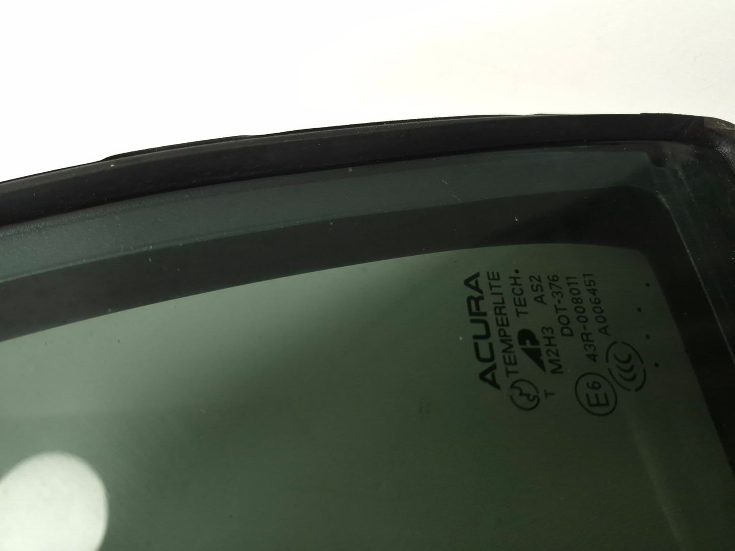 2008 Acura Tl Type-s Rear Door Quarter Window Glass Left Driver Side OEM