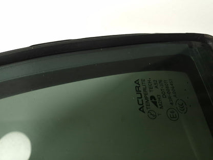 2008 Acura Tl Type-s Rear Door Quarter Window Glass Left Driver Side OEM