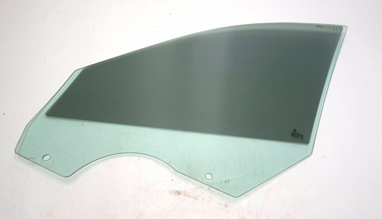2011 BMW 750li Front Door Window Glass Passenger Side Right OEM