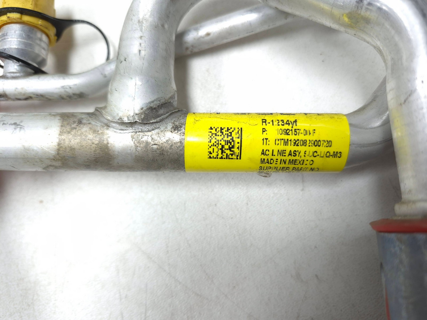 2019 Tesla Model 3 AC Air Conditioning Hose Pipe Line OEM 1092157-00-f