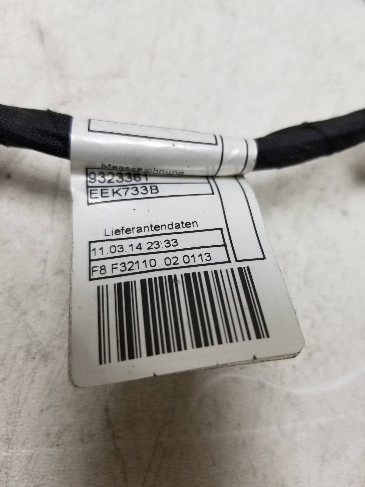 2014 BMW X5 Door Wire Wiring Harness Front Driver Side Left OEM