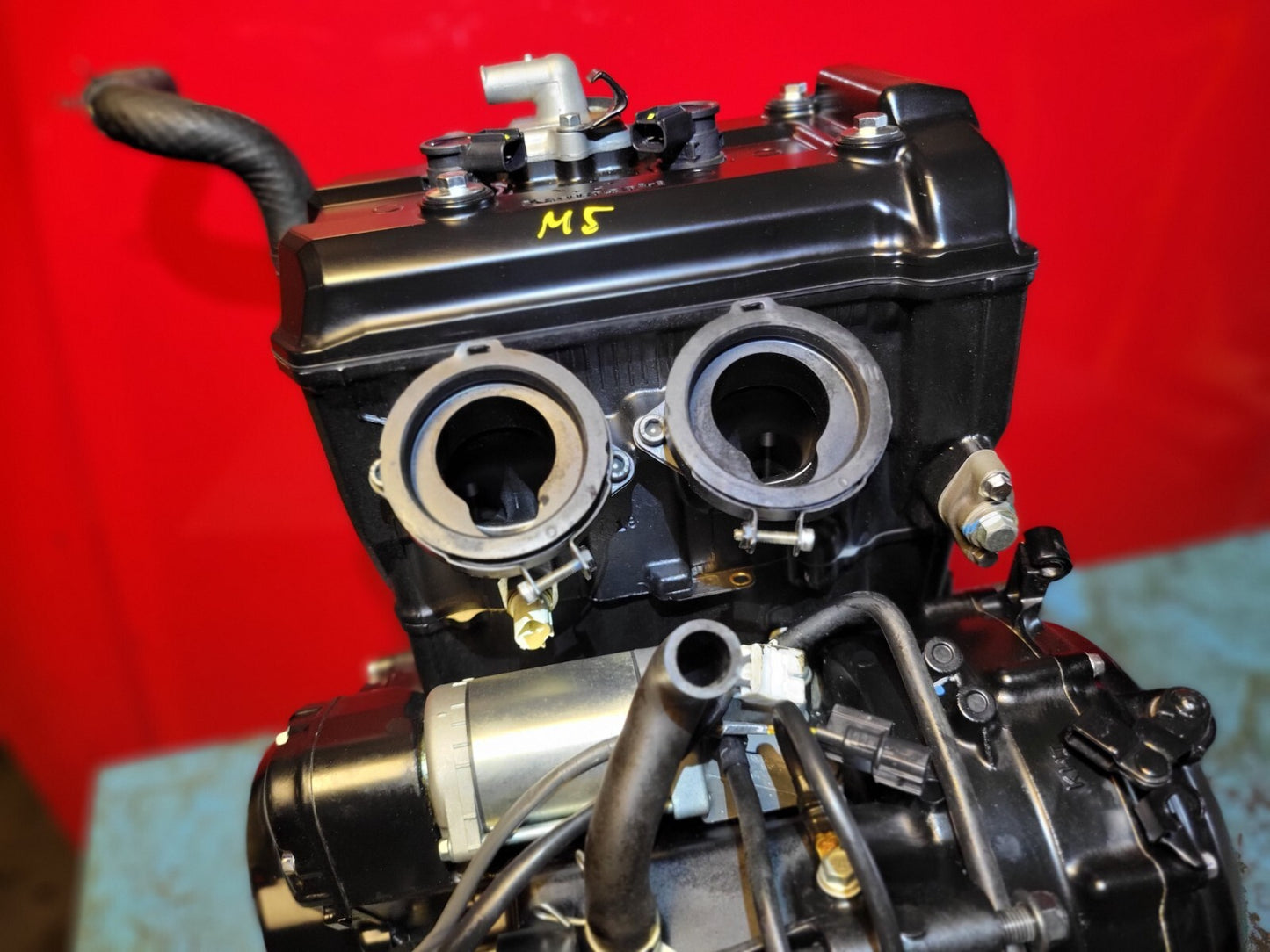 2023 Kawasaki Ex650 Engine Motor 2247 Miles * Has Some Damage* ✅