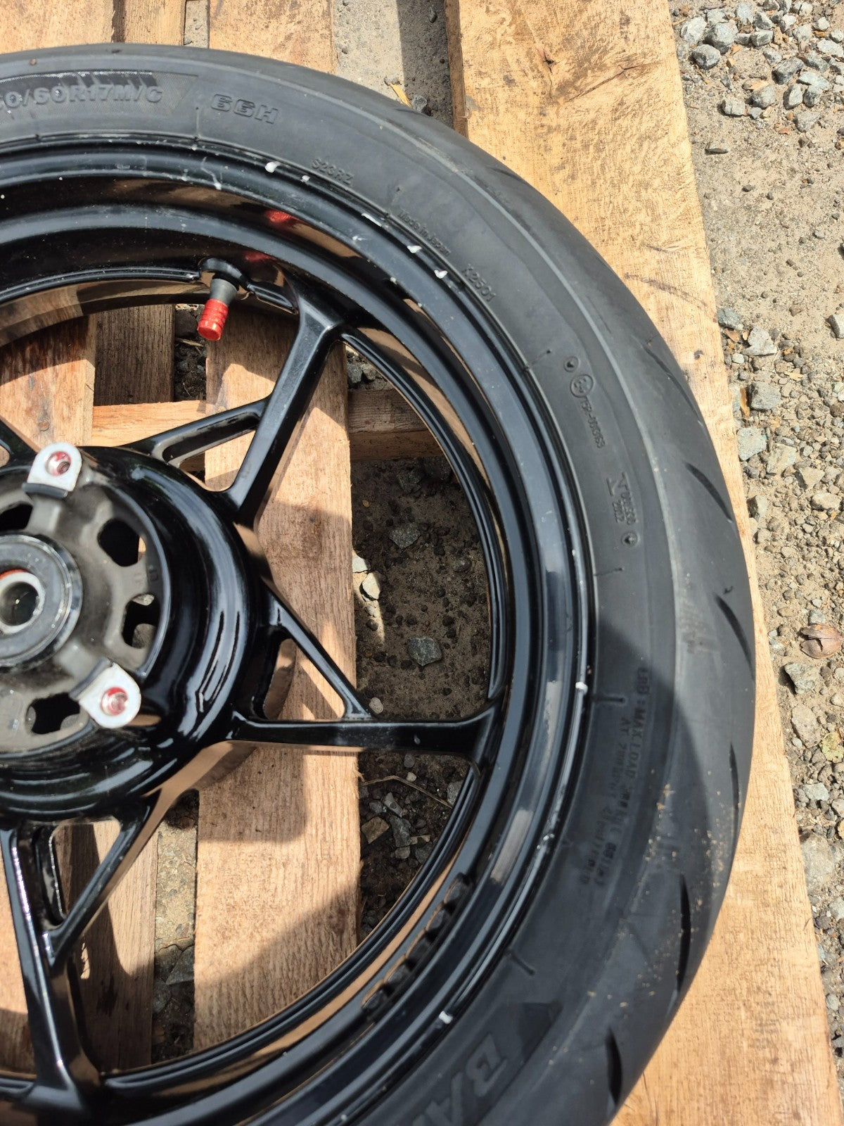 2019 Kawasaki Z400 Er400d Wheel Rim & Tire Front & Rear *straight* OEM