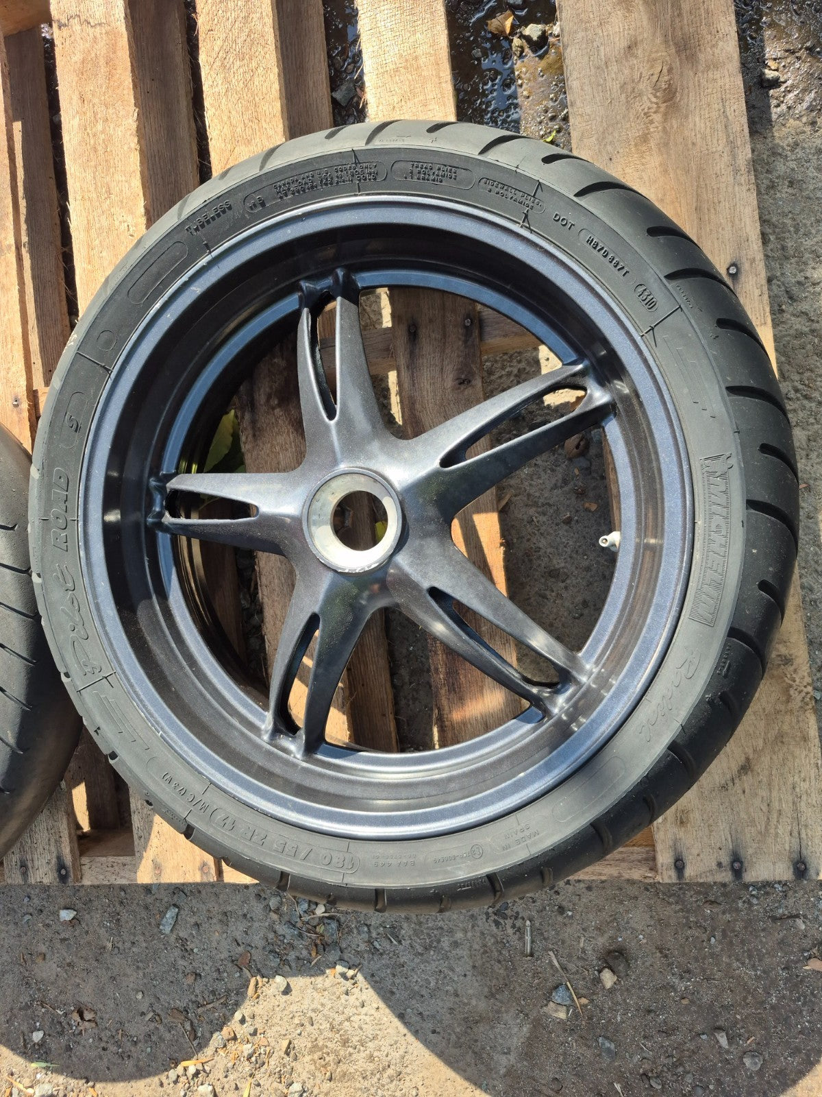 2008 Triumph Sprint St Wheel Rim & Tire Front & Rear *straight* OEM