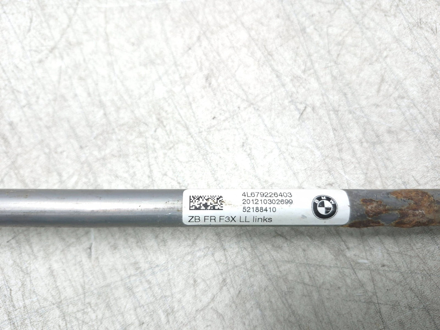 2013 BMW 328i F30 Emergency Parking Brake Guide Tube Left & Right OEM