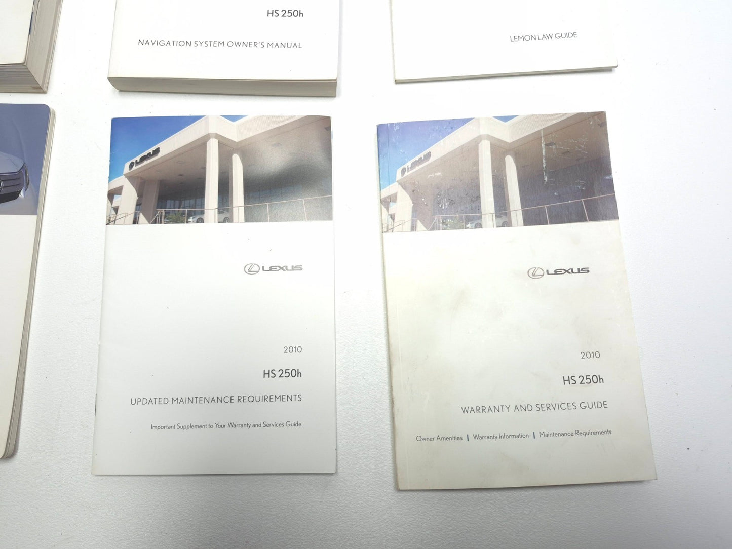 2010 Lexus Hs250h Owners Manual W/ Case OEM