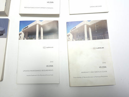 2010 Lexus Hs250h Owners Manual W/ Case OEM