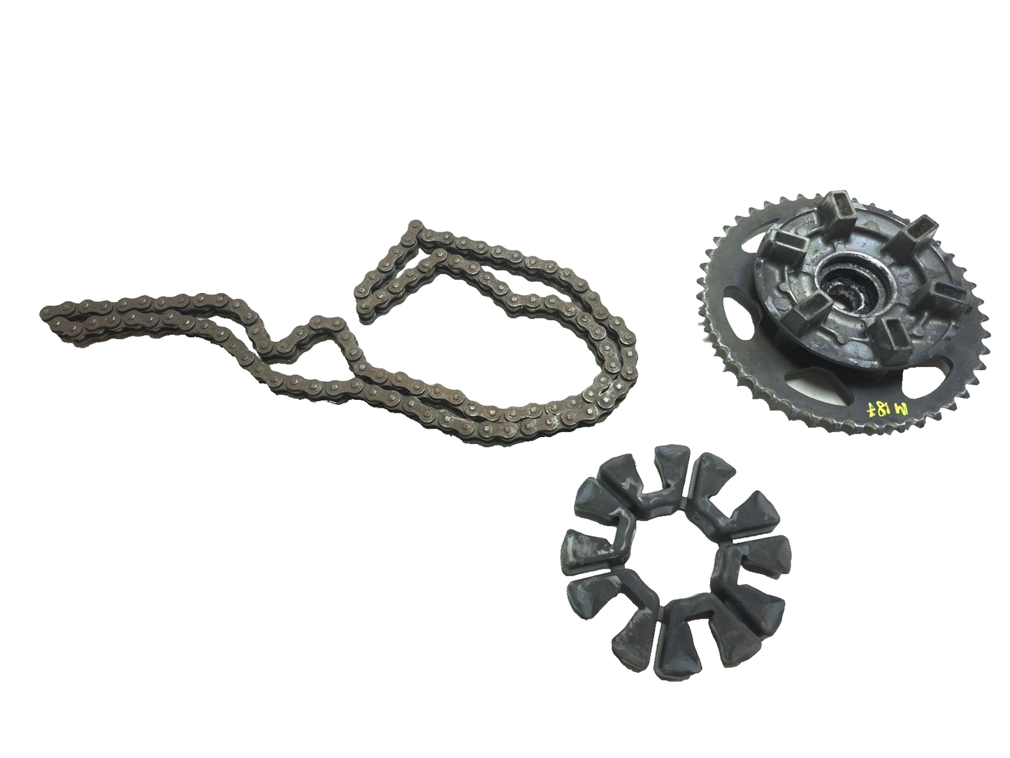 2006 Kawasaki Ninja 250 Ex250 Rear Wheel Hub & Sprocket W/ Drive Chain OEM