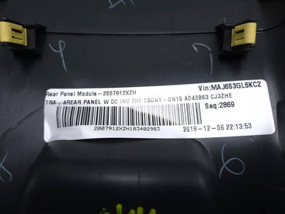 2019 Ford Ecosport Center Console Trim Rear OEM