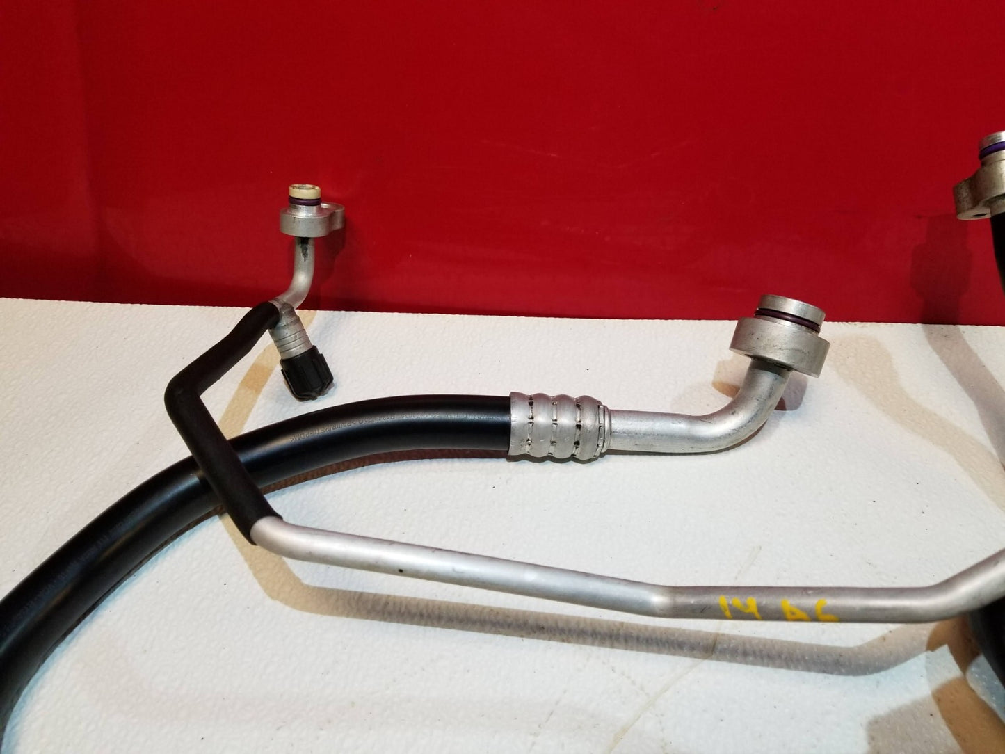 2014 Audi A6 A/c Hose Line Pipe Tube 3pcs 3.0t OEM