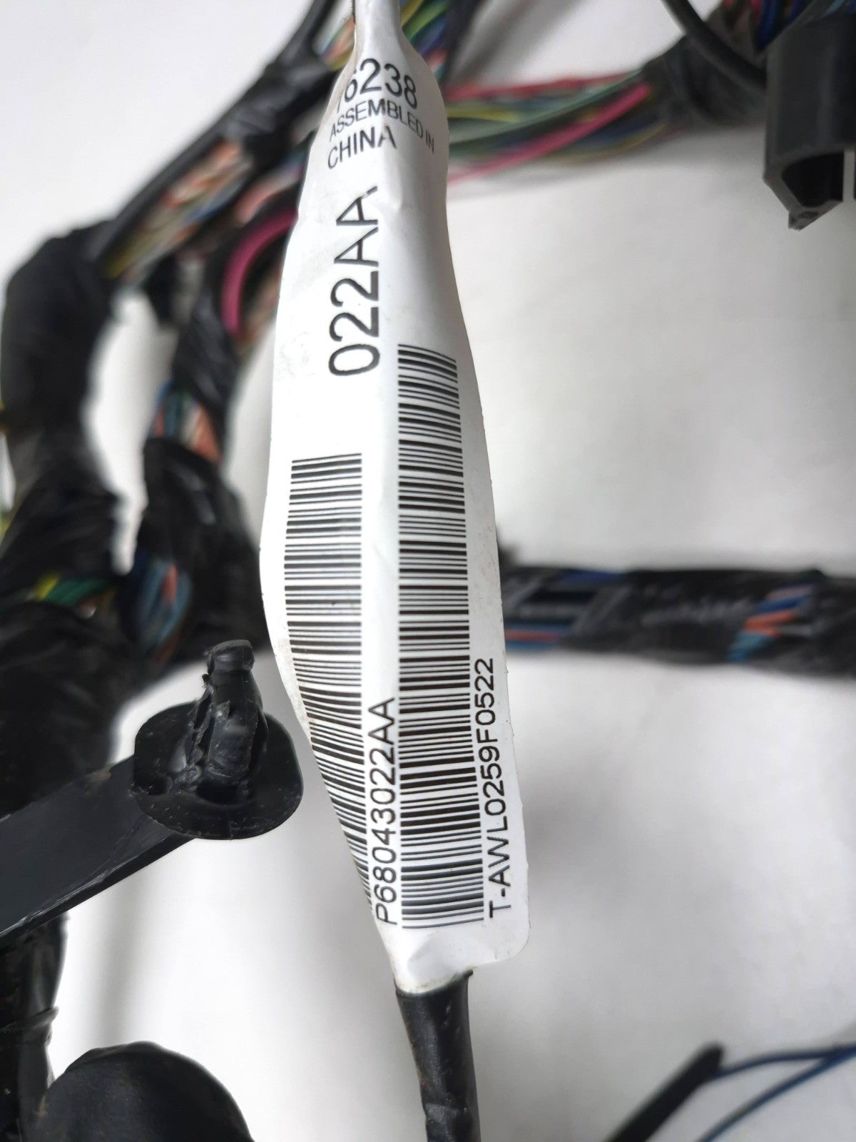2010 Dodge Caliber Sxt Dash Wire Harness 68057502aa OEM