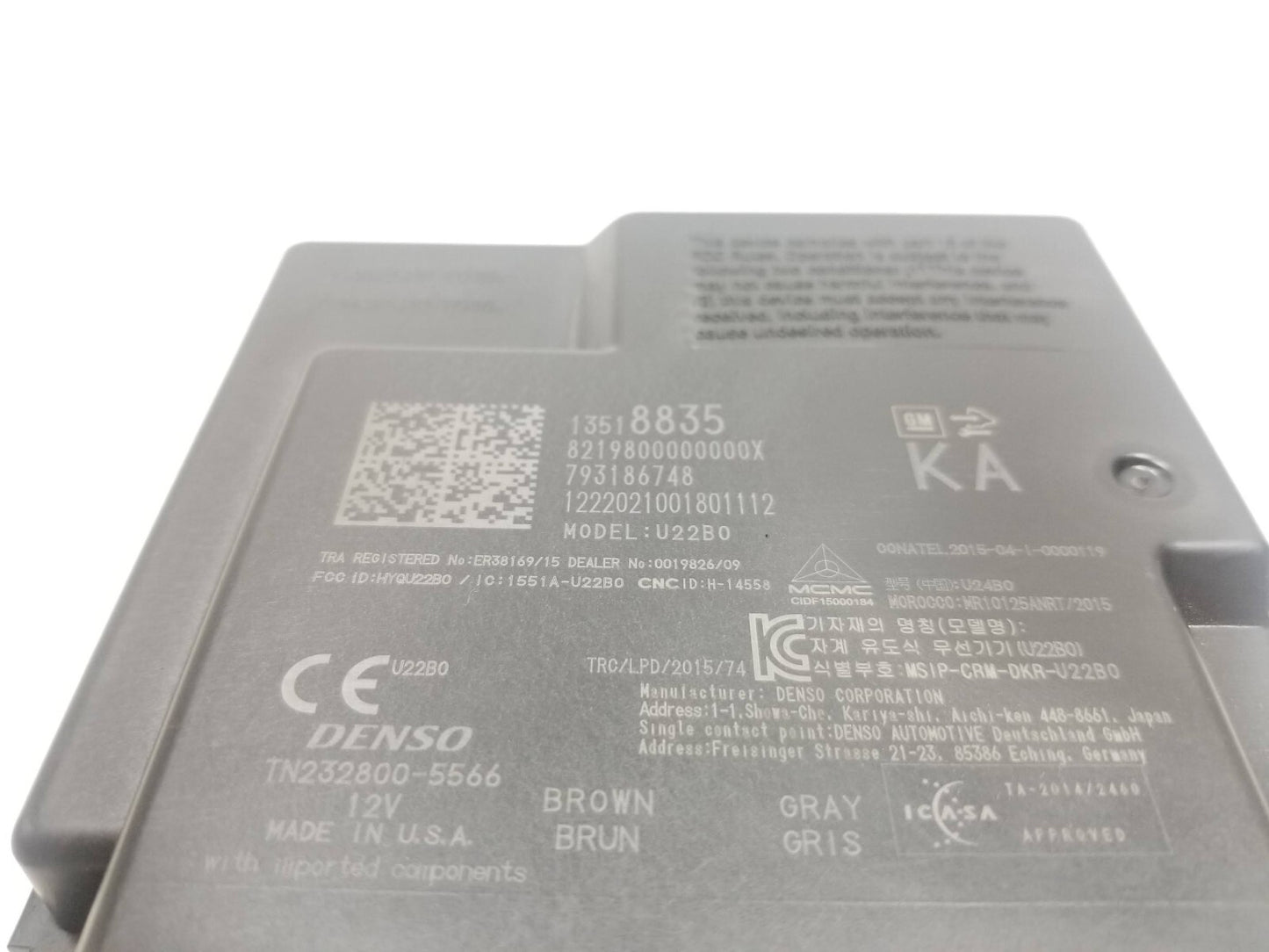 2022 Chevrolet Trailblazer Theft Locking Keyless Control Module   OEM
