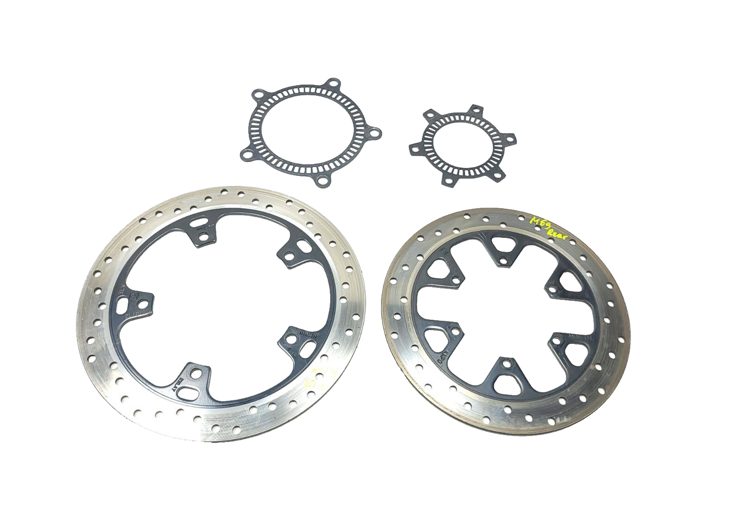 2024 Royal Enfield Bullet 350 Brake Rotor Disc & ABS Ring Front & Rear OEM