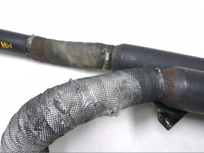 1996 Yamaha Virago Xv750 Exhaust Muffler Pipe Silencer Header OEM