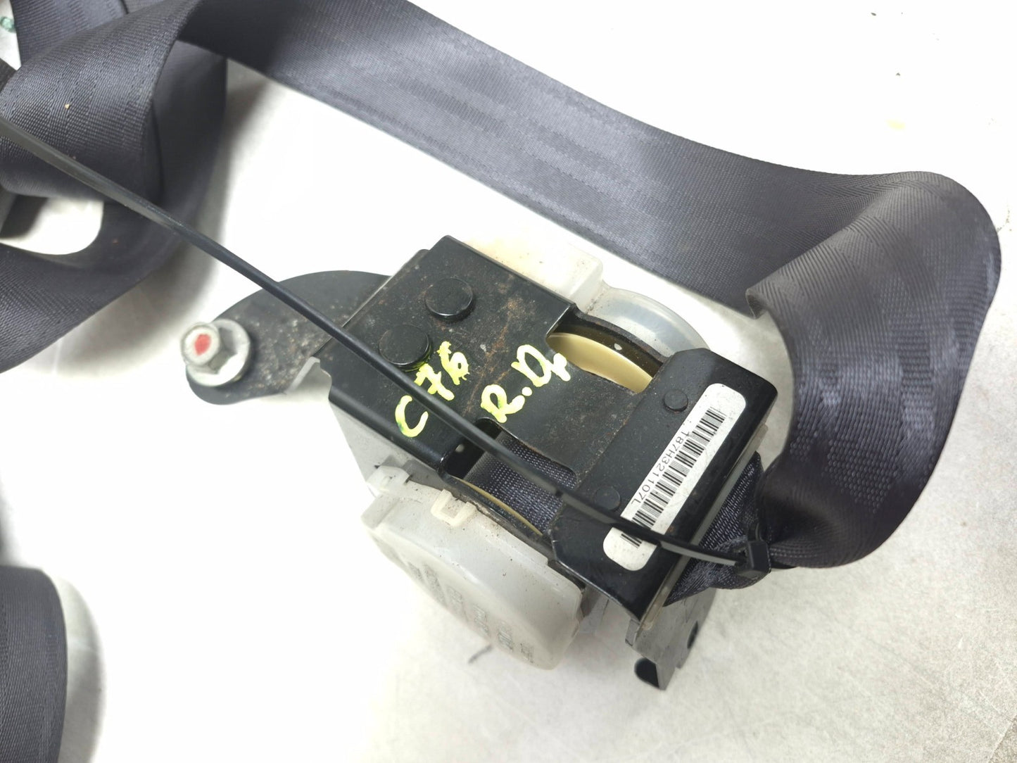 2008 Acura Tl Type-s Rear Seat Belt Retractor W/ Buckle Set OEM
