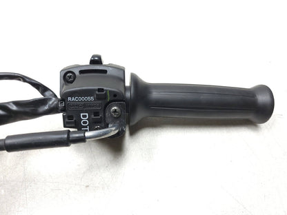 2024 Royal Enfield Bullet 350 Right Handlebar Kill Switch & Throttle Grip OEM
