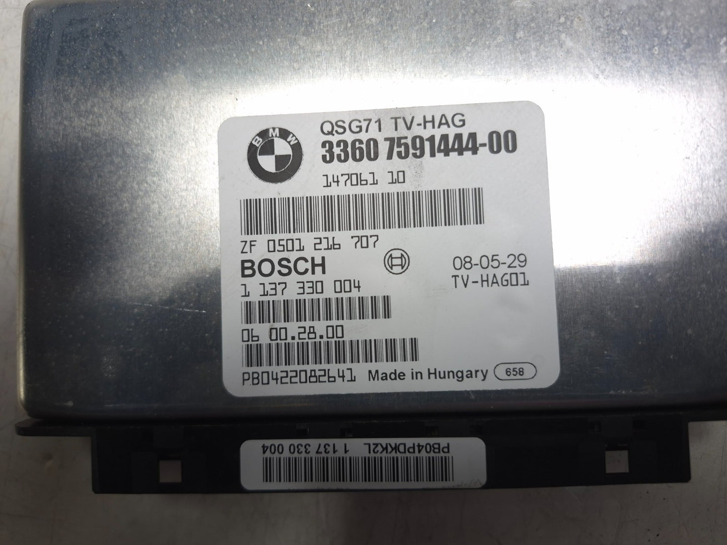 2008 BMW X6 E71 Rear Differential Control Module Unit Qmv OEM