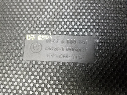2007 BMW 650i Rear Trunk Floor Mat OEM