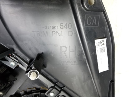 2015 Scion Fr-s Door Panel Front Passenger Side Right OEM