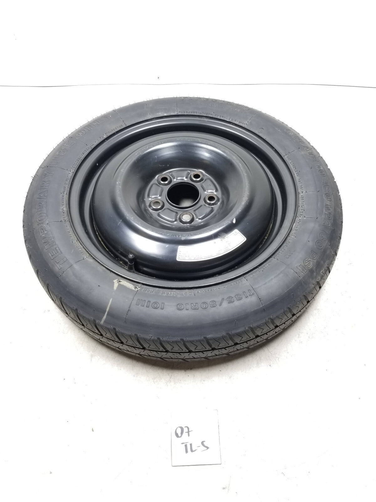2007-2008 Acura Tl Type S Spare Tire 135x80 R16 OEM