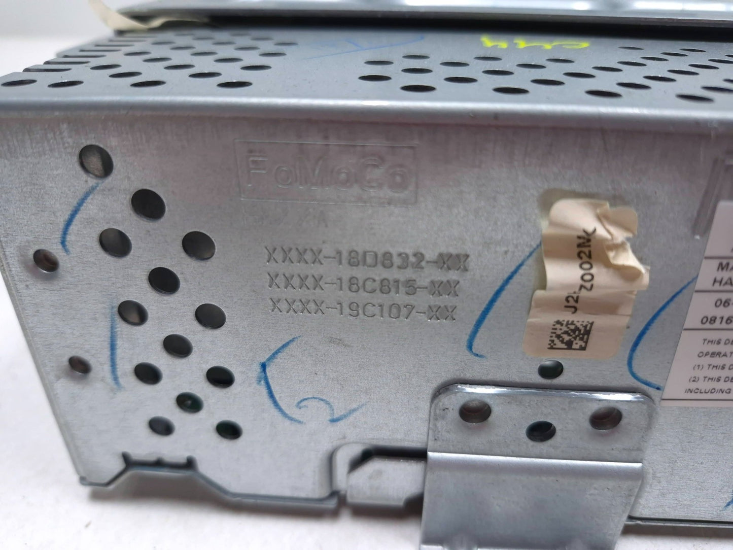 2019 Ford Ecosport Radio Stereo Receiver Am/fm OEM