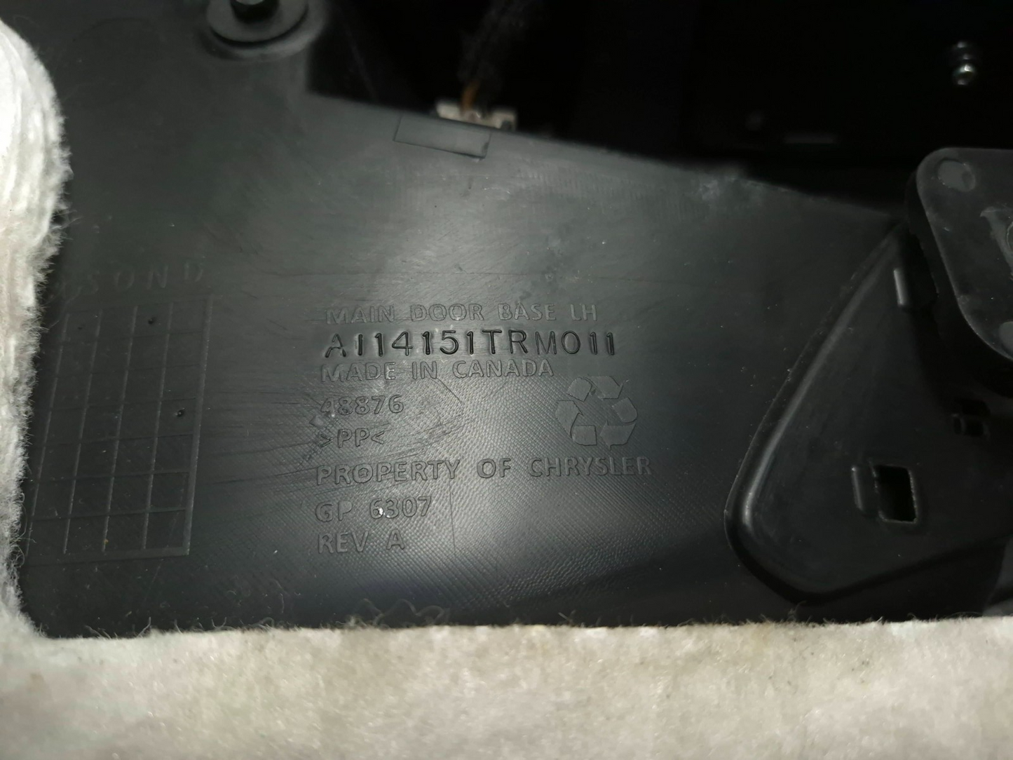 2020 Dodge Challenger Interior Door Trim Panel Left & Right Pair OEM